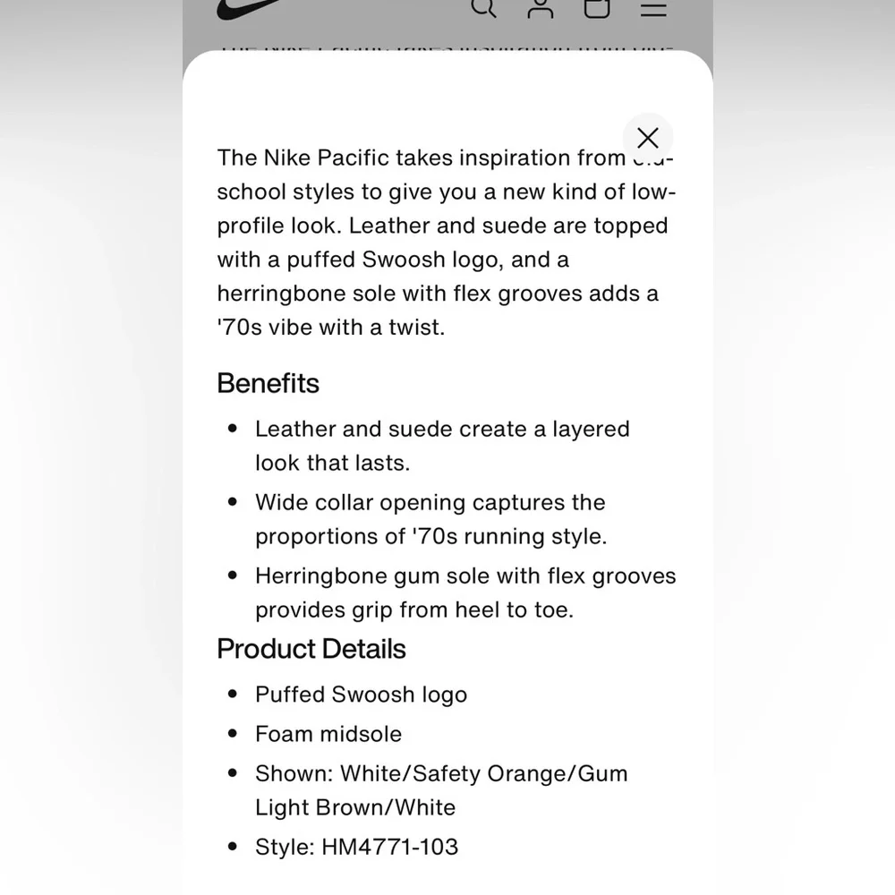 Nike Pacific woman’s White Sneakers in Box - Picture 13 of 13